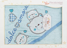 ACCAPPATOIO NEONATO TRIANGOLO RICAMATO 