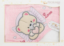 ACCAPPATOIO NEONATO TRIANGOLO RICAMATO 