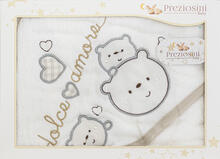 ACCAPPATOIO NEONATO TRIANGOLO RICAMATO 