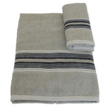 ASCIUGAMANI 1+1 IN SPUGNA DI COTONE CM 60X115 E CM 40X65 