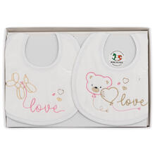 BAVETTA RICAMATA SCATOLA X 2 PZ 