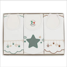 BAVETTA RICAMATA SCATOLA X 3 PZ 