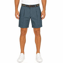BERMUDA UOMO IN COTONE CON CINTURA 