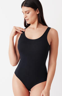 BODY DONNA SPALLA LARGA COTONE BIELASTICO 