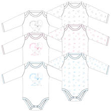 BODY MANICA LUNGA INTERLOCK STAMPATO 