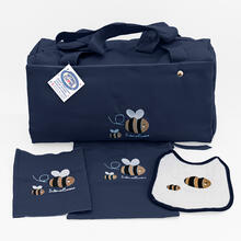 BORSONE CON FASCIATOIO INTERNO PLASTIFICATO LAVETTA E BAVETTA 