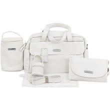 BORSONE IN SIMILPELLE CON FASCIATOIO, PORTA BIBERON 