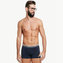 BOXER UOMO COTONE ELASTICIZZATO ELASTICO ESTERNO 