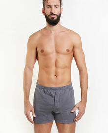 BOXER UOMO MERCERIZZATO CON BOTTONCINO TAGLIE CALIBRATE 