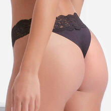 BRASILIANA IN COTONE E PIZZO SENZA CUCITURE 