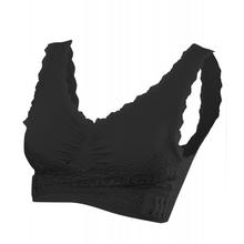 BRASSIERE CON COPPE IMBOTTITE IN MICROFIBRA E PIZZO 