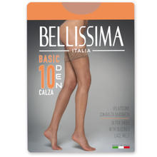 CALZA AUTOREGGENTE CON BALZA IN PIZZO 10 DENARI 