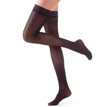 CALZA AUTOREGGENTE CON BALZA IN PIZZO 20 DENARI 