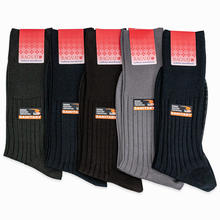 CALZA UOMO CORTA SANITARIA COTONE MERCERIZZATO RASATO 