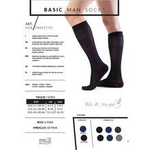 CALZA UOMO LUNGA FILO SCOZIA RASATA 