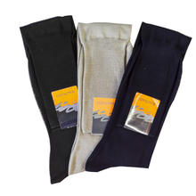 CALZA UOMO LUNGA RASATA COTONE MERCERIZZATO 