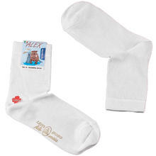 CALZINO BIMBO CORTO UNITO DI COTONE MERCERIZZATO 