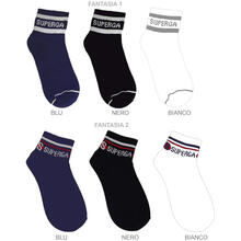 CALZINO CORTO BIMBO RIGATO SPUGNA E COTONE 