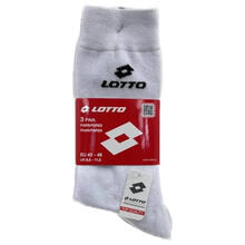 CALZINO CORTO COTONE ELASTICIZZATO CON LOGO LOTTO 