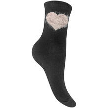 CALZINO DONNA CON CUORICINO MORBIDISSIMO 