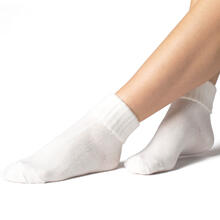 CALZINO DONNA SOFT SUPER CALDO CON RISVOLTINA 