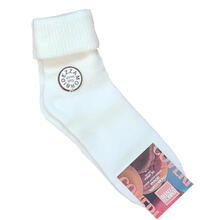 CALZINO DONNA SOFT SUPER CALDO CON RISVOLTINA 