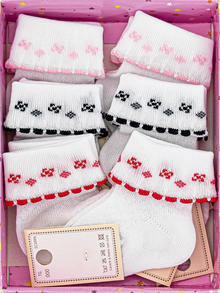 CALZINO NEONATA CORTO 