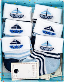 CALZINO NEONATA CORTO 