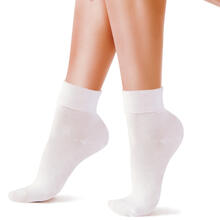 CALZINO SANITARIO DONNA CORTO FILO DI SCOZIA 