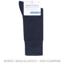 CALZINO UOMO SANITARIO CON ELASTICO COMFORT COTONE 