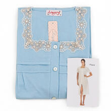 CAMICIA DA NOTTE CLINICA MEZZA MANICA PREMAMAN 