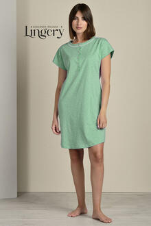 CAMICIA DA NOTTE MEZZA MANICA JERSEY 