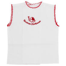 CAMICINA FORTUNA IN PURA MUSSOLA SMERLATA A MANO 