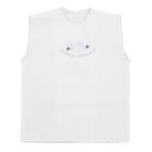 CAMICINA FORTUNA IN PURA MUSSOLA SMERLATA A MANO 