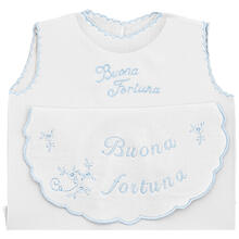 CAMICINA+BAVETTA IN TESSUTO SETIFICATO 