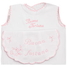 CAMICINA+BAVETTA IN TESSUTO SETIFICATO 