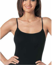 CAMICIOLA DONNA SPALLA STRETTA BORDO RASO 