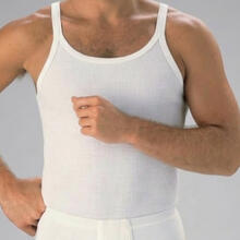 CANOTTIERA UOMO SPALLA STRETTA COSTINA STRETTA 