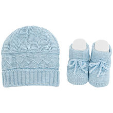 CAPPELLINO+SCARPETTA IN COTONE 