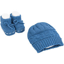 CAPPELLINO+SCARPETTA IN COTONE 