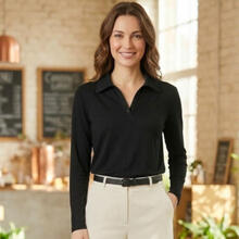 CARDIGAN DONNA MANICA LUNGA CON SCOLLO A V 