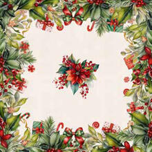 CENTROTAVOLA NATALIZIO COTONE CM 93X93 