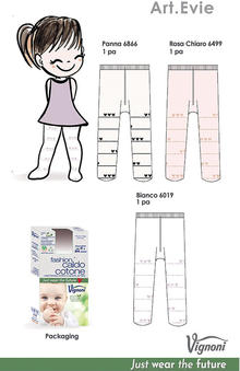 COLLANT NEONATA CALDO COTONE FANTASIA 