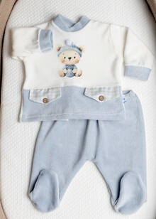 COMPLETINO 2 PEZZI NEONATO CINIGLIA 