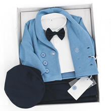 COMPLETINO NEONATO BATTESIMALE INVERNALE CON CAPPELLINO 