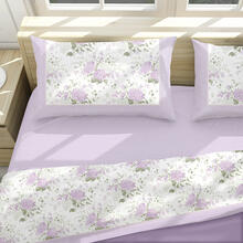 COMPLETO LETTO 2 PIAZZE COTONE PERCALLE CM 270X300 