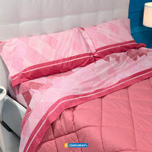 COMPLETO LETTO 2 PIAZZE PURO COTONE 