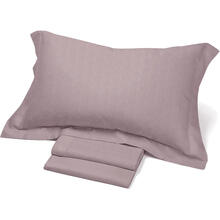 COMPLETO LETTO 2 PIAZZE RASO DI COTONE FEDERE 3 VOLANI 