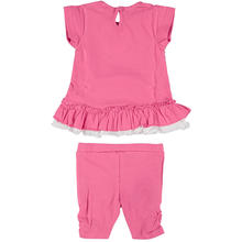 COMPLETO NEONATA 2 PZ IN JERSEY COTONE 100% 