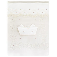 COMPOSE  CULLA RICAMATO 4 PEZZI 